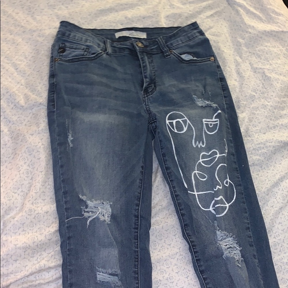 Painted KanCan Jeans